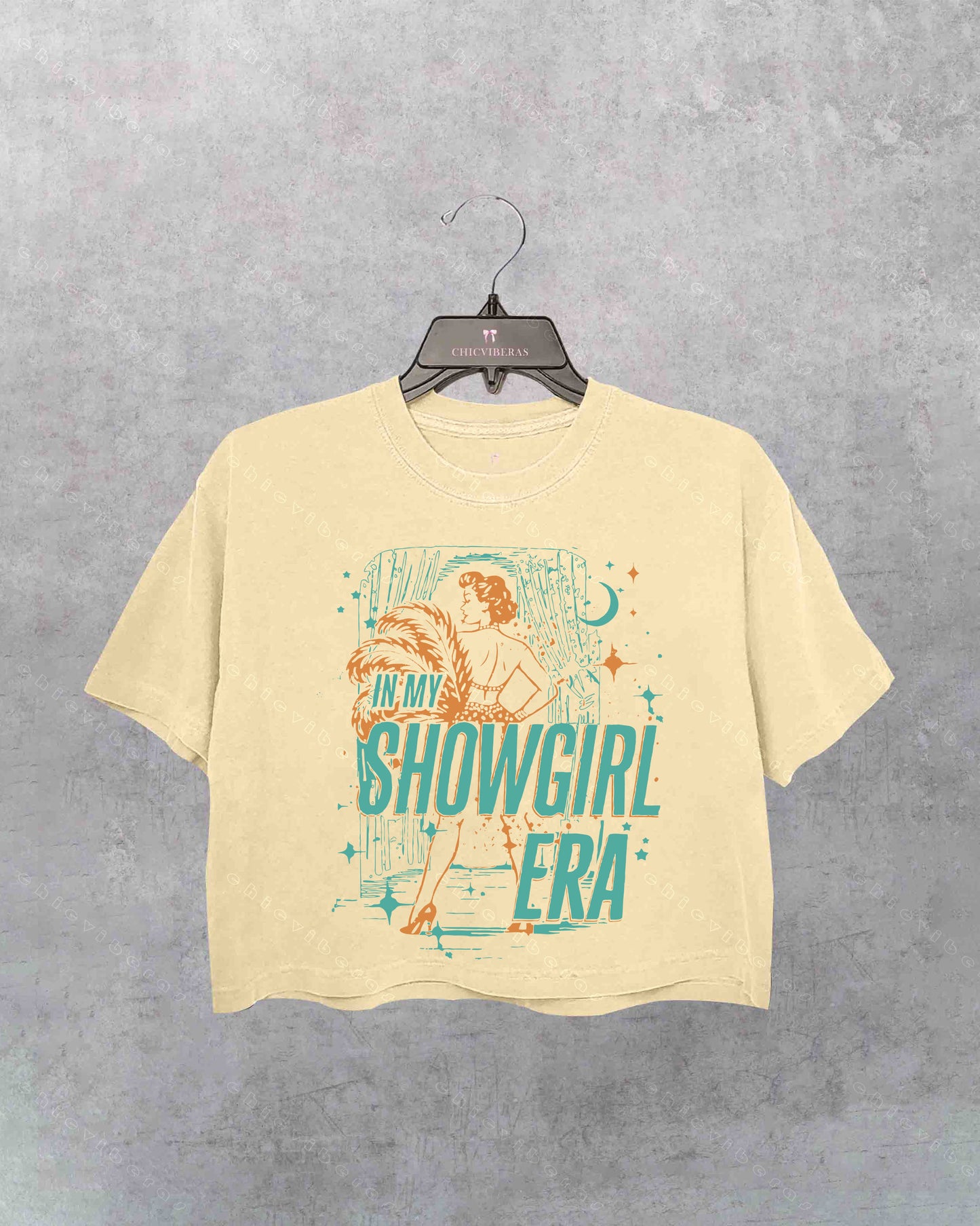 Retro In My Showgirl Era Crop Shirt