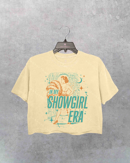 Retro In My Showgirl Era Crop Shirt