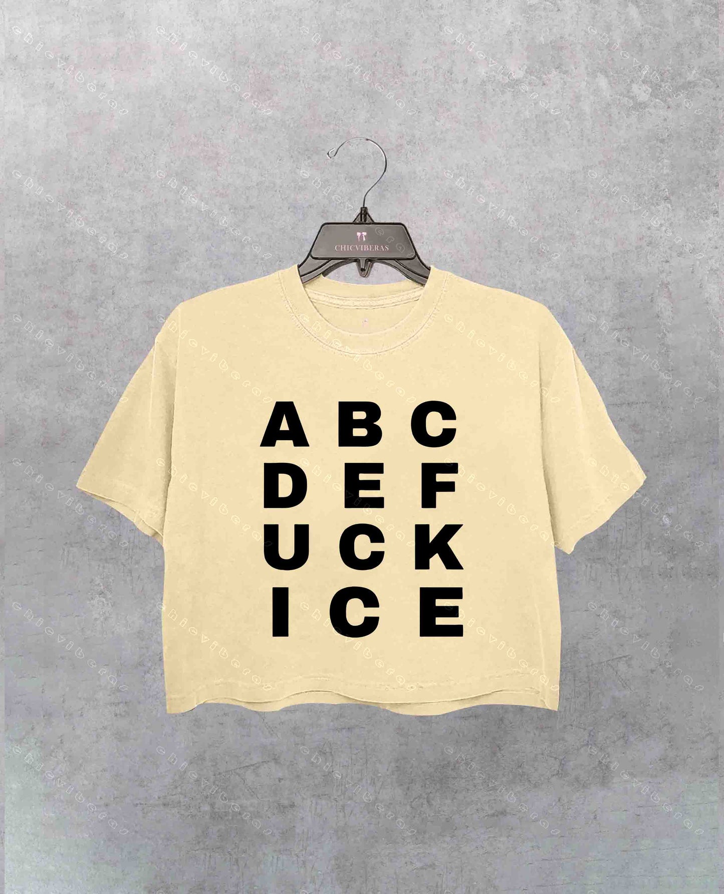 Subtle F*ck ICE Crop Shirt