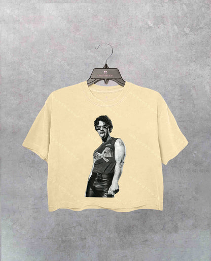 20th Anniversary Of Jonas Crop Shirt