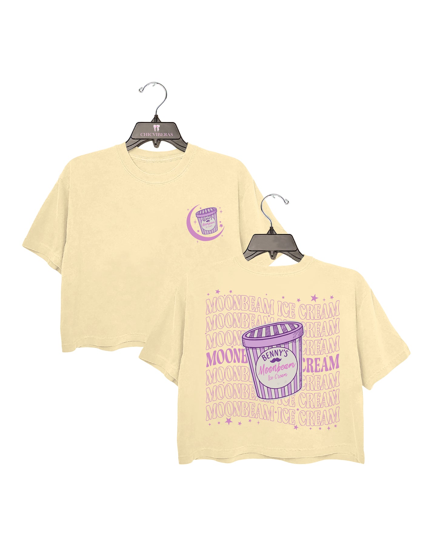 Ice Cream Music Crop Shirt