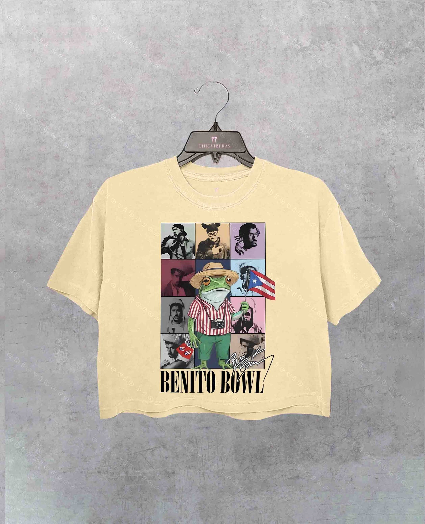 Benito Bowl Puerto Rico Football Crop Shirt