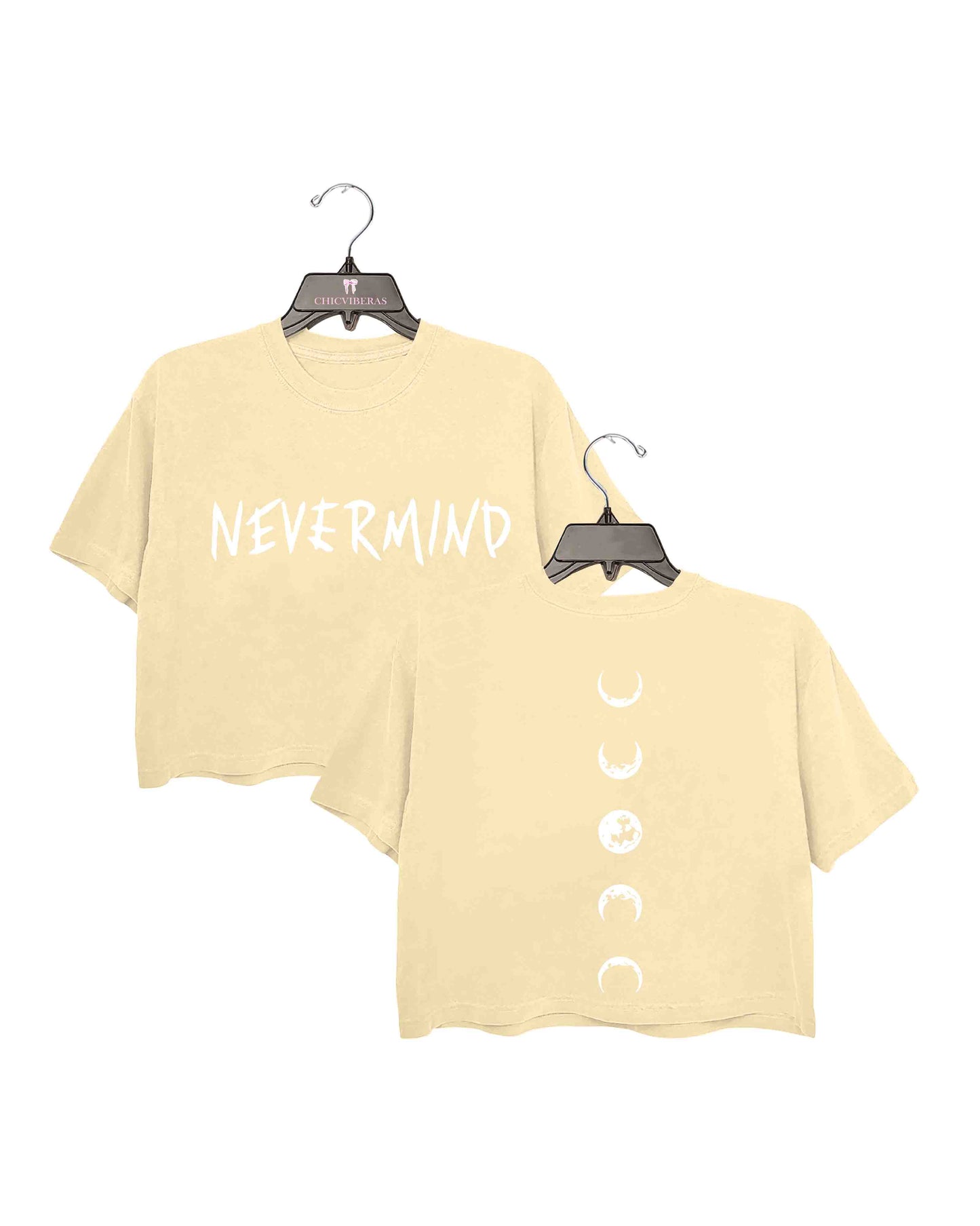 Nevermind Moon Phase Kpop Crop Shirt