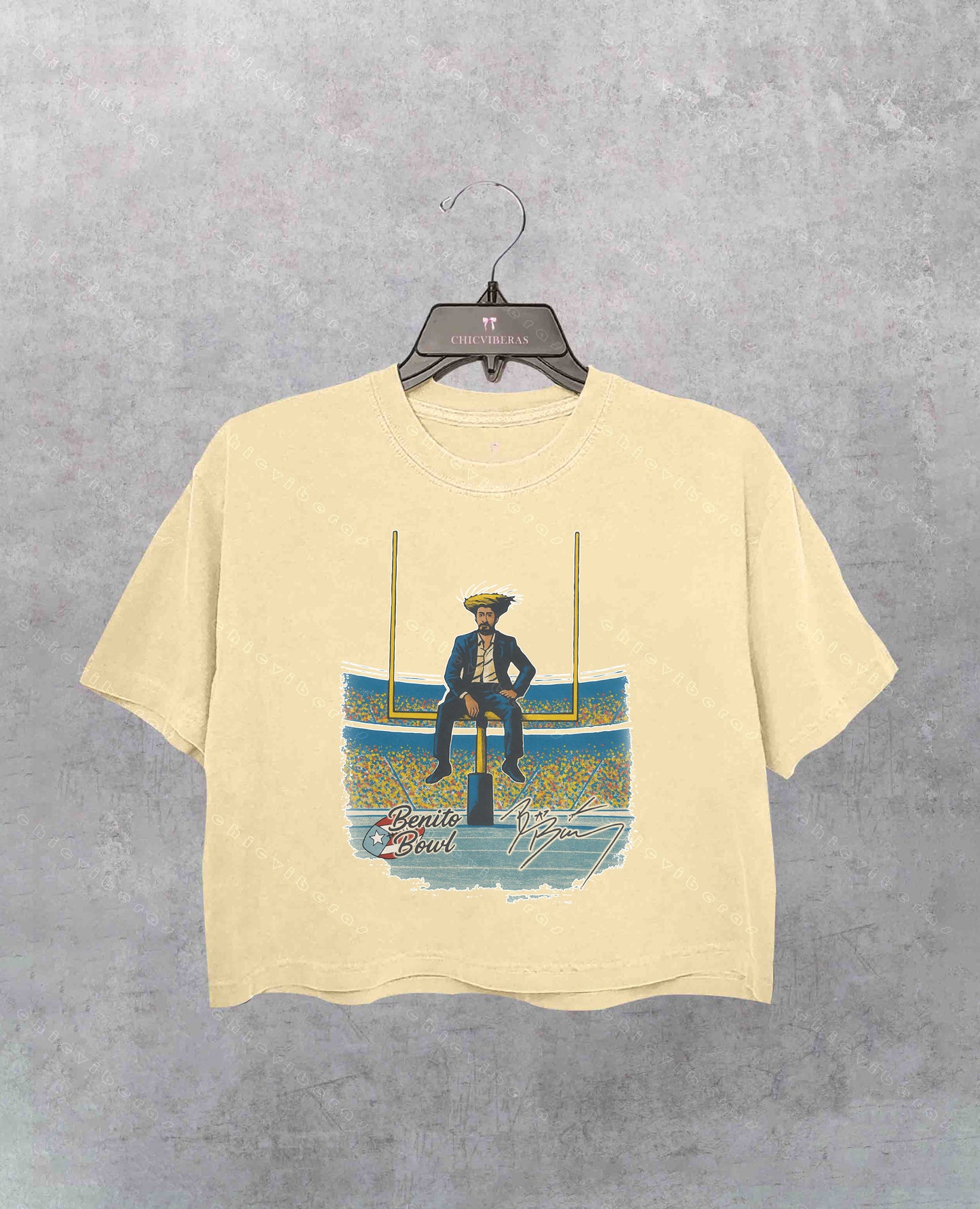 Vintage Benito Bowl LX Crop Shirt