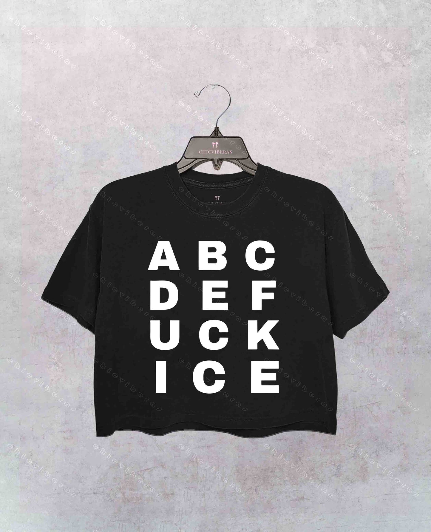 Subtle F*ck ICE Crop Shirt