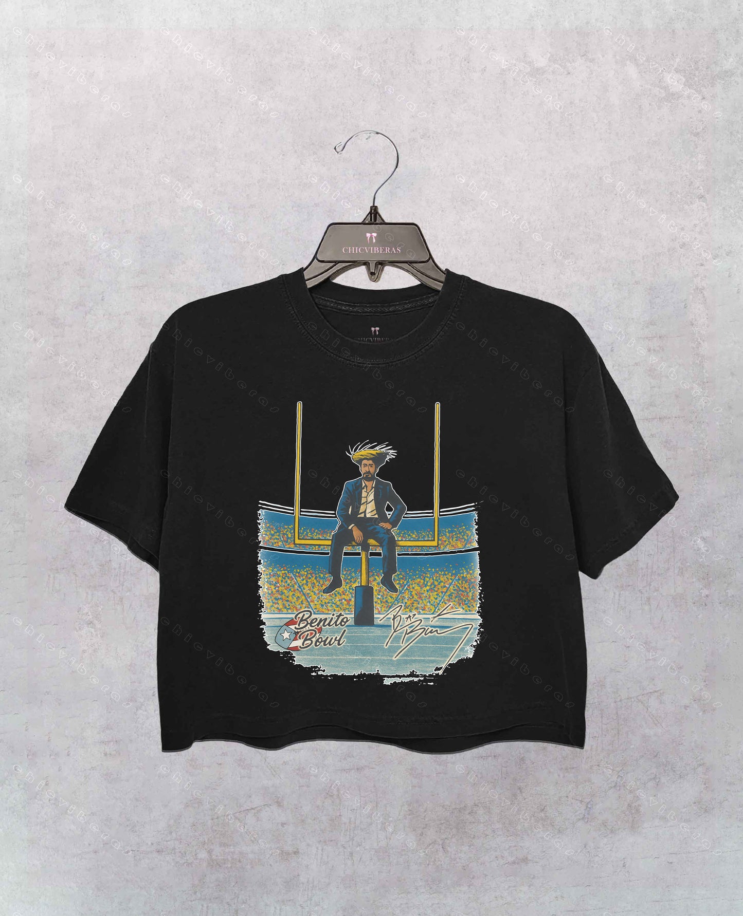 Vintage Benito Bowl LX Crop Shirt