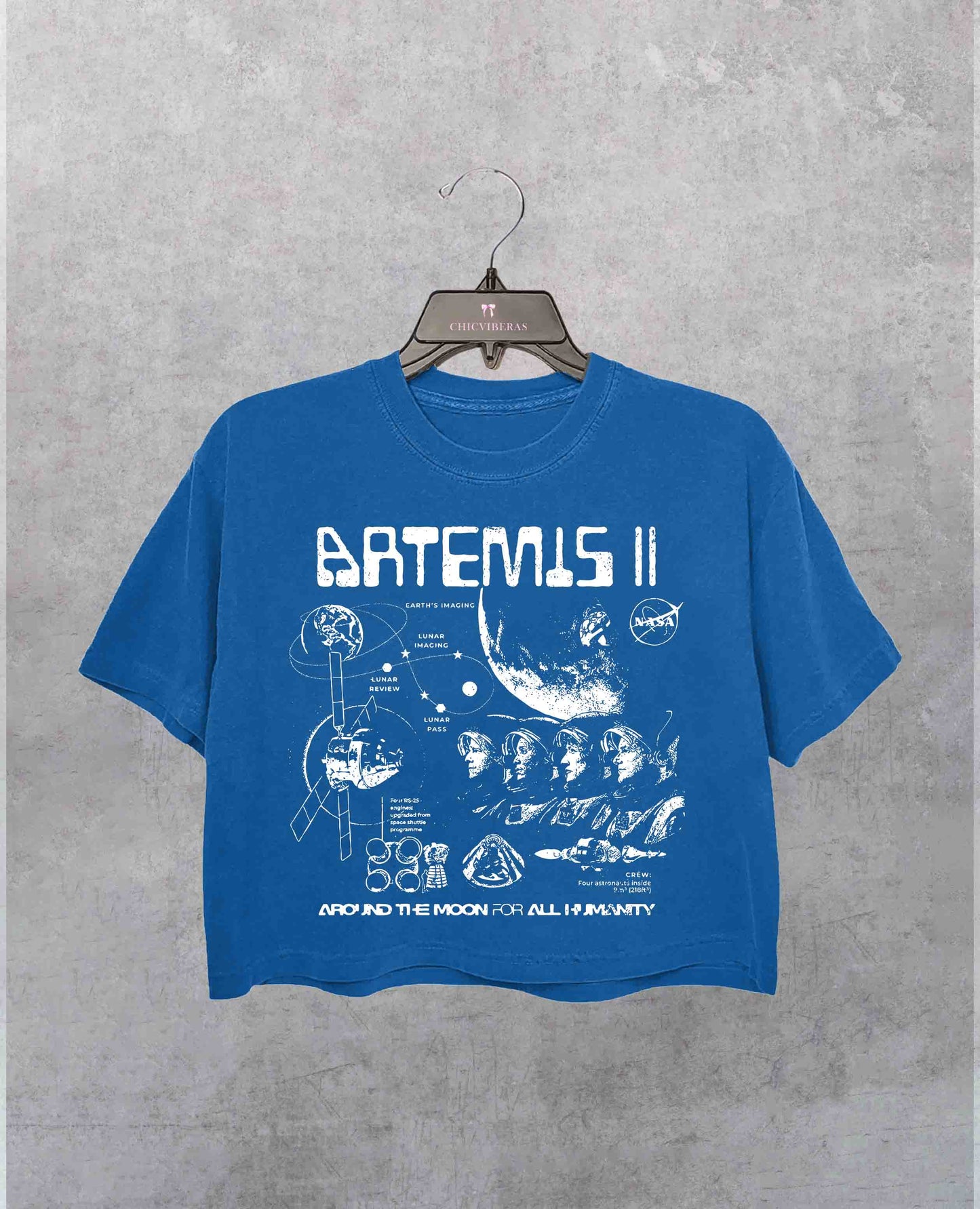 Artemis II NASA Mission Crop Shirt