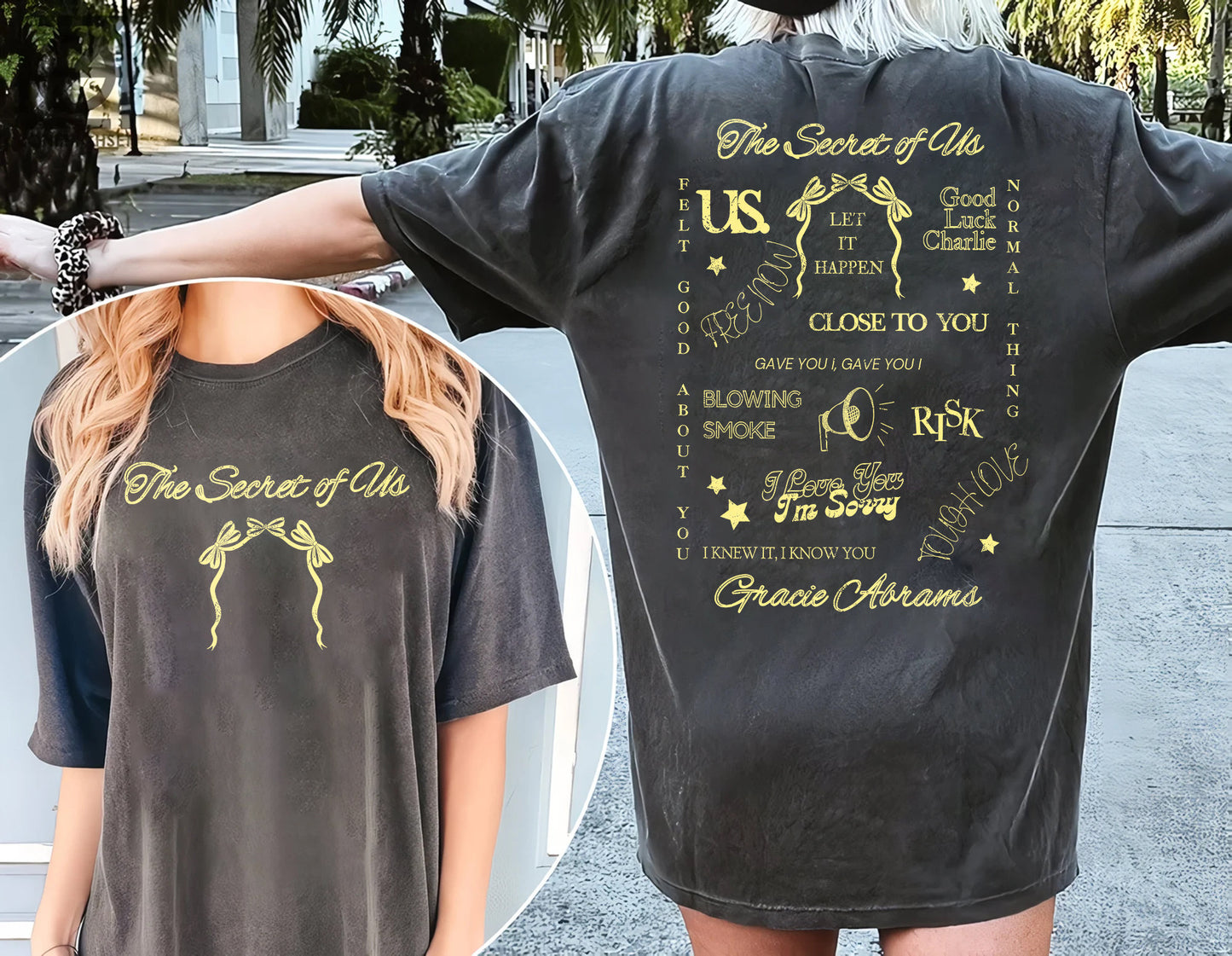 Gra.cie Abrams The Secret Of Us Tour Tee