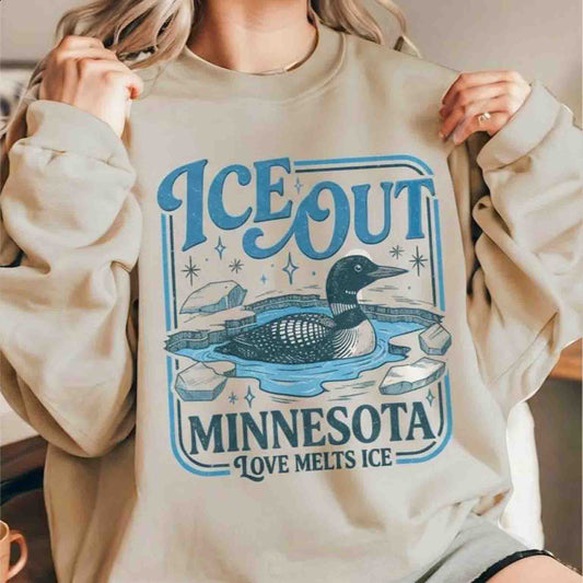I Stand With Minnesota NO ICE Crewneck