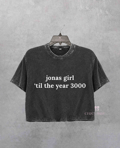 Jonas Girl Til Year 3000 Crop Shirt