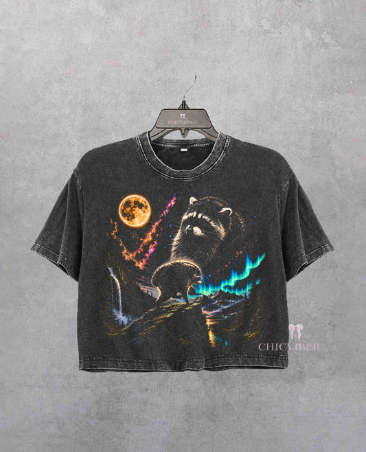 Retro Jimothy Moon Crop Shirt
