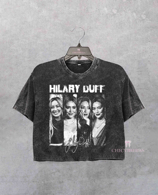 Hilary Duff Shirt Vintage 90s Crop Shirt
