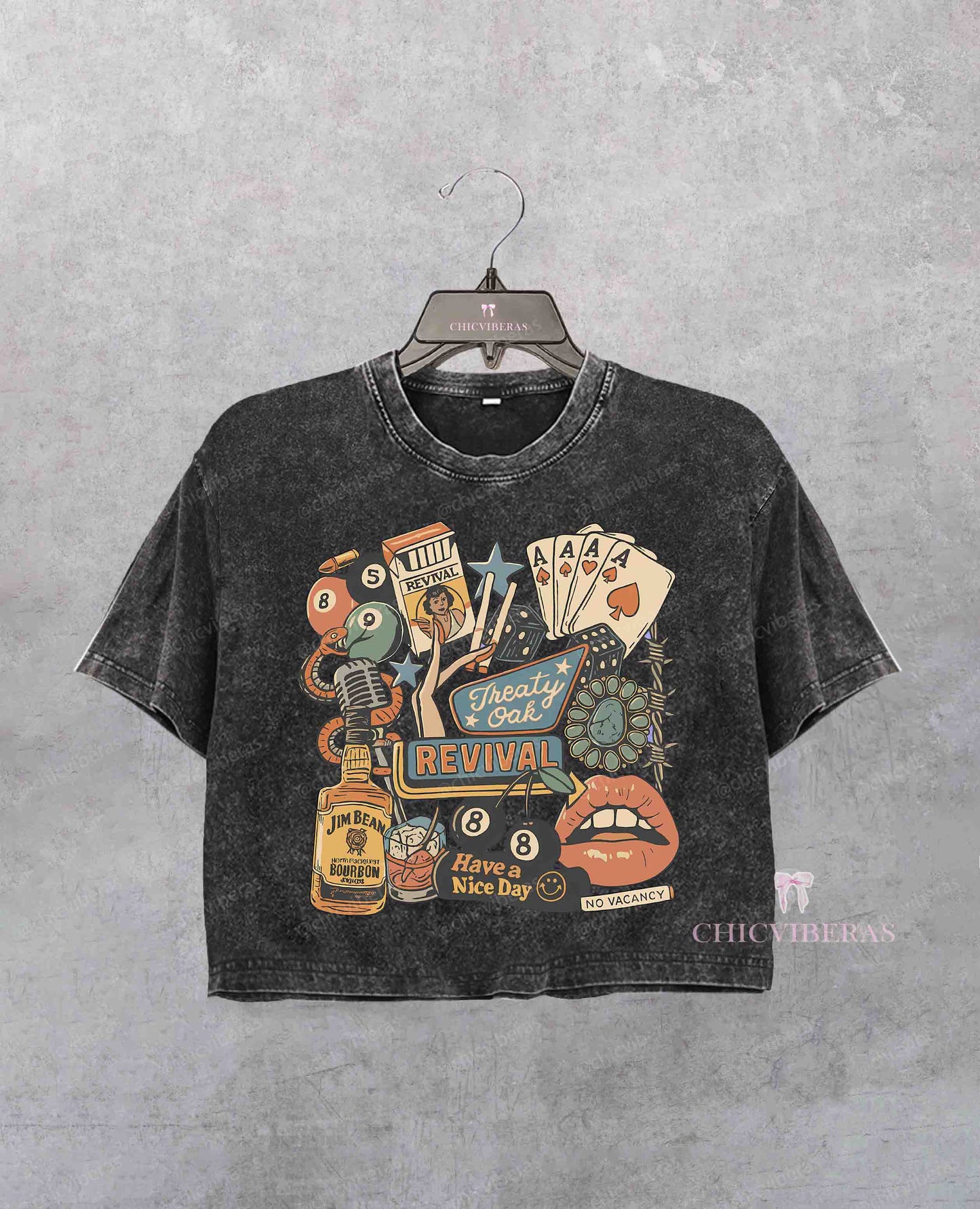 Treaty Oak Revival Country Music Lover Crop Shirt