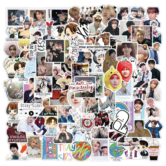 100 Pcs Stray Kids Graffiti Stickers