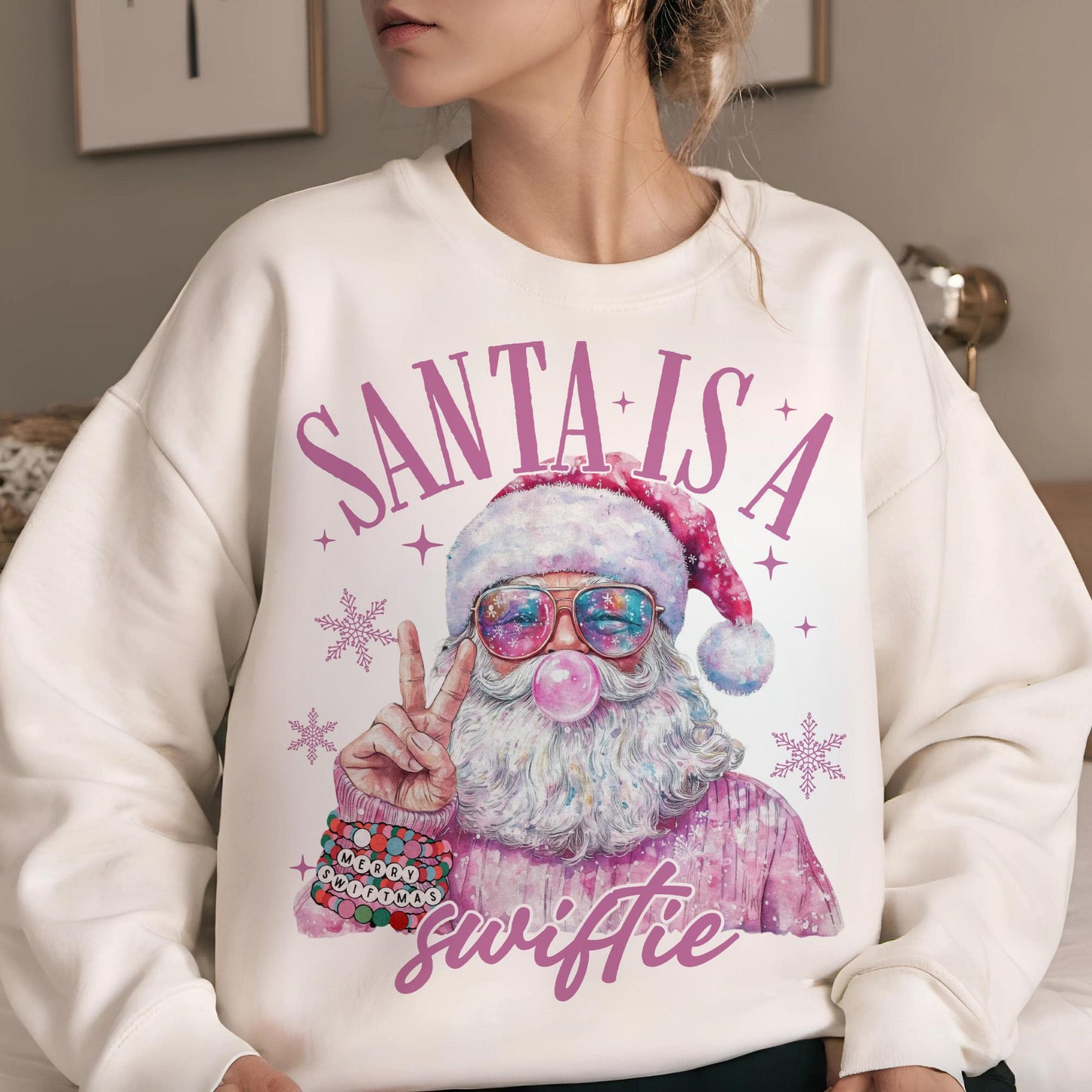 Santa Is A Swifties Christmas Crewneck