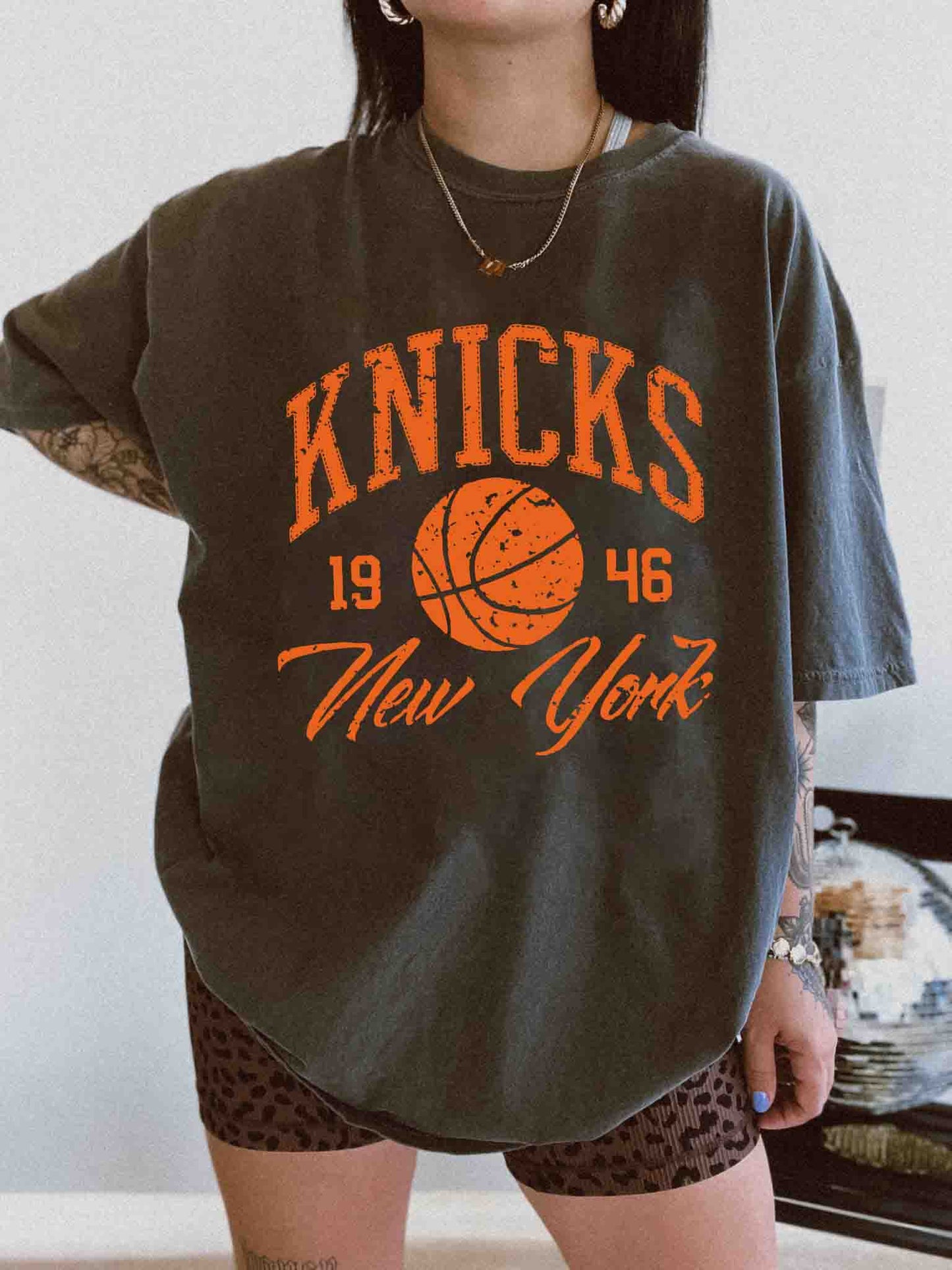New York Knicks Boxy Tee