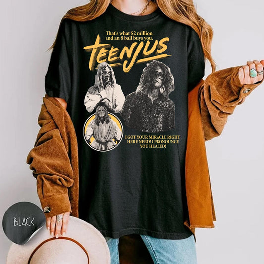 Teenjus Uncle Baby Billy  Go Outside Nerd Crop Shirt