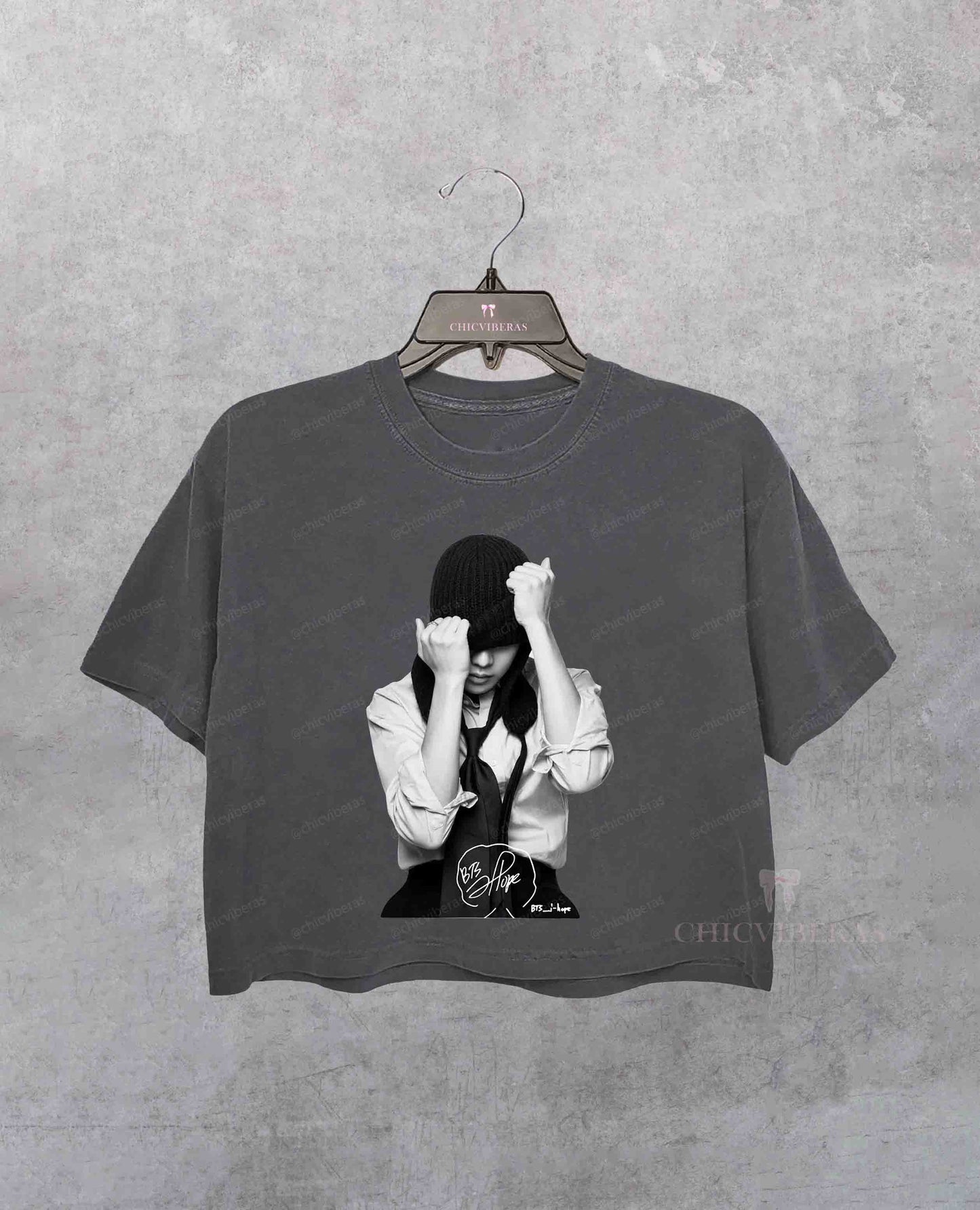 Jungkook Music Kpop Crop Shirt