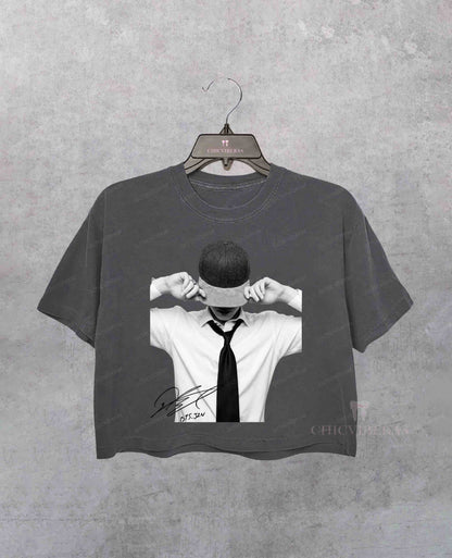 Jungkook Music Kpop Crop Shirt