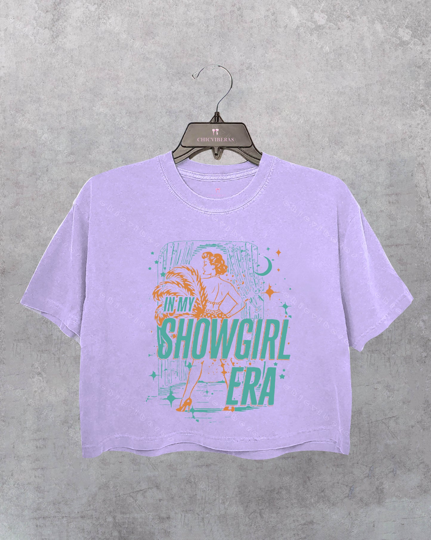 Retro In My Showgirl Era Crop Shirt