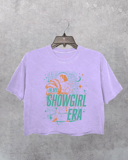 Retro In My Showgirl Era Crop Shirt