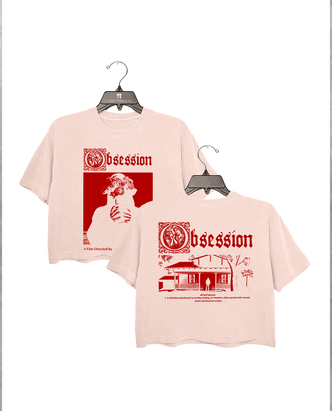 Obsession Movie 2026  Curry Barker Gothic Horror Crop Shirt