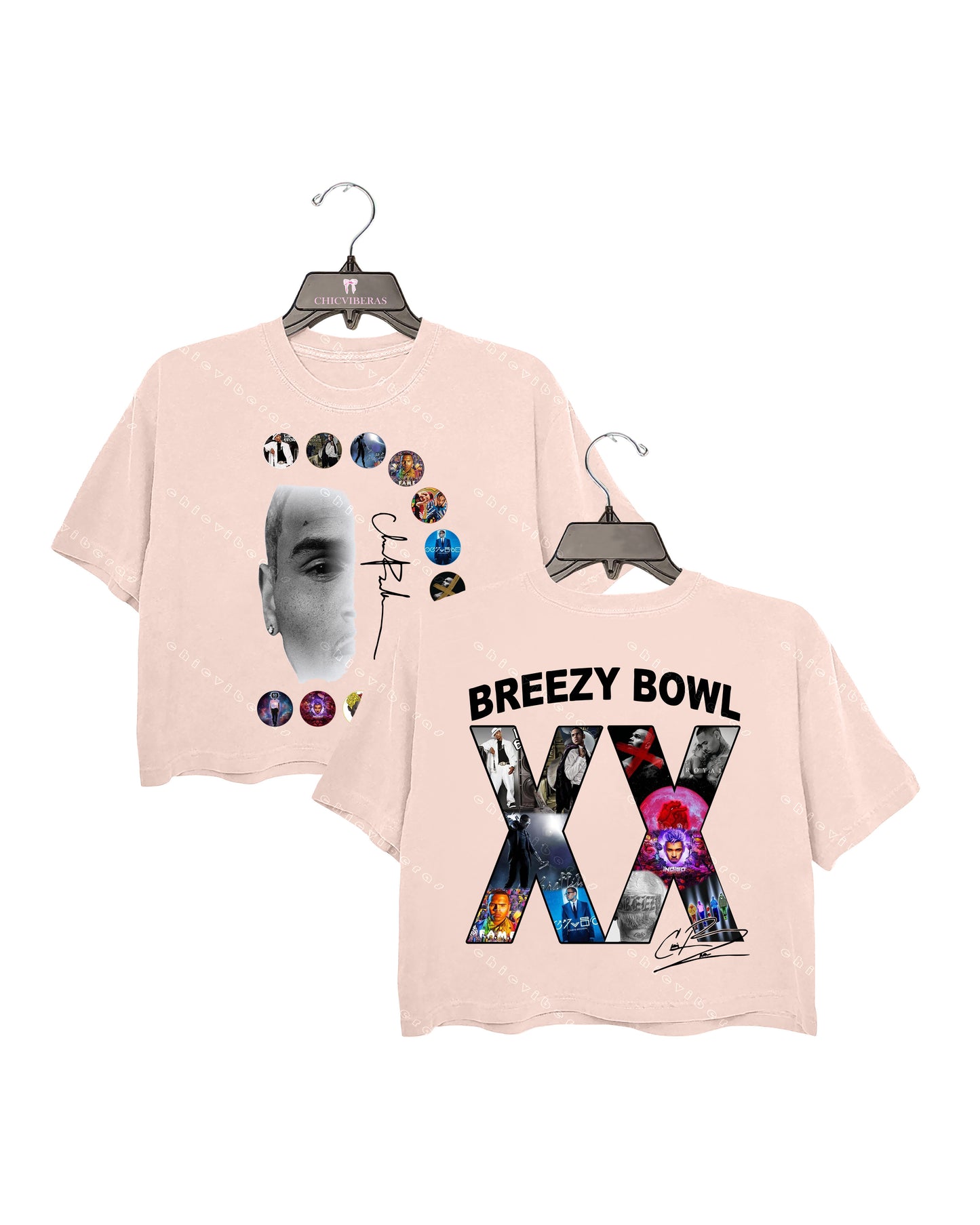 Chris Brown Tour Breezy Bowl XX V2 Crop Shirt