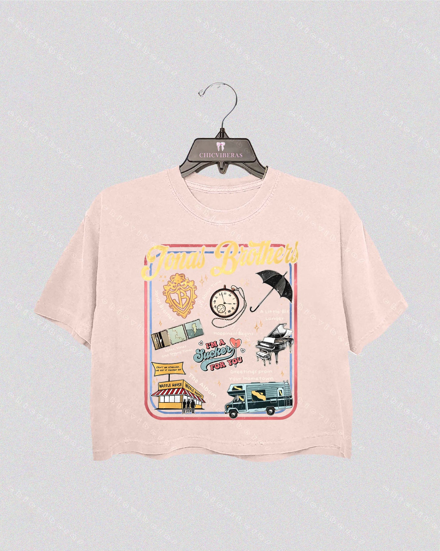 Jonas Brothers Greetings From Your Hometown Crop Shirt