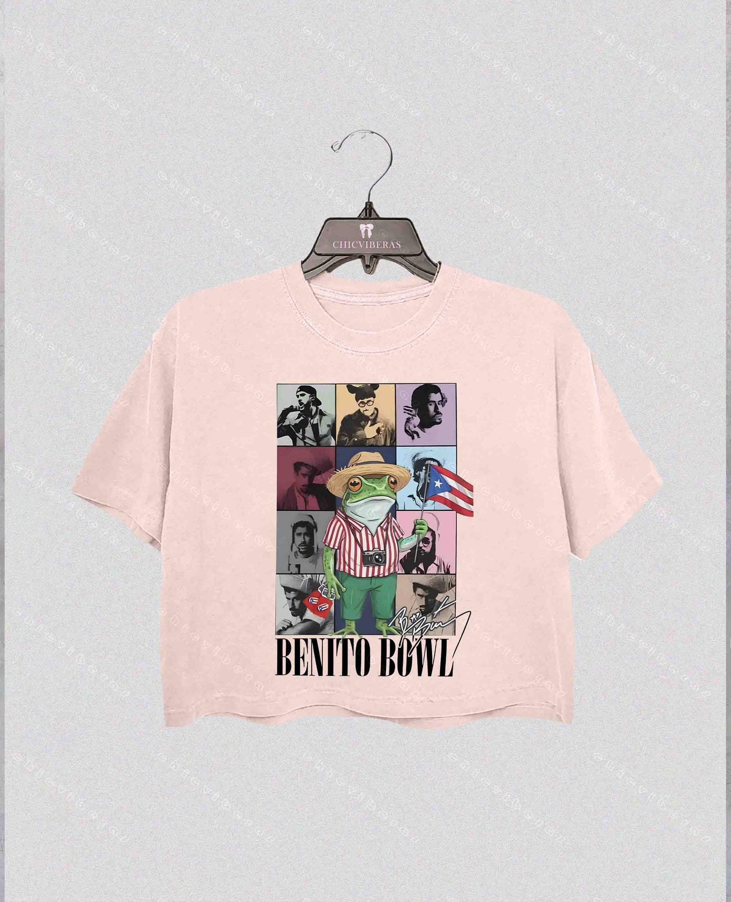 Benito Bowl Puerto Rico Football Crop Shirt
