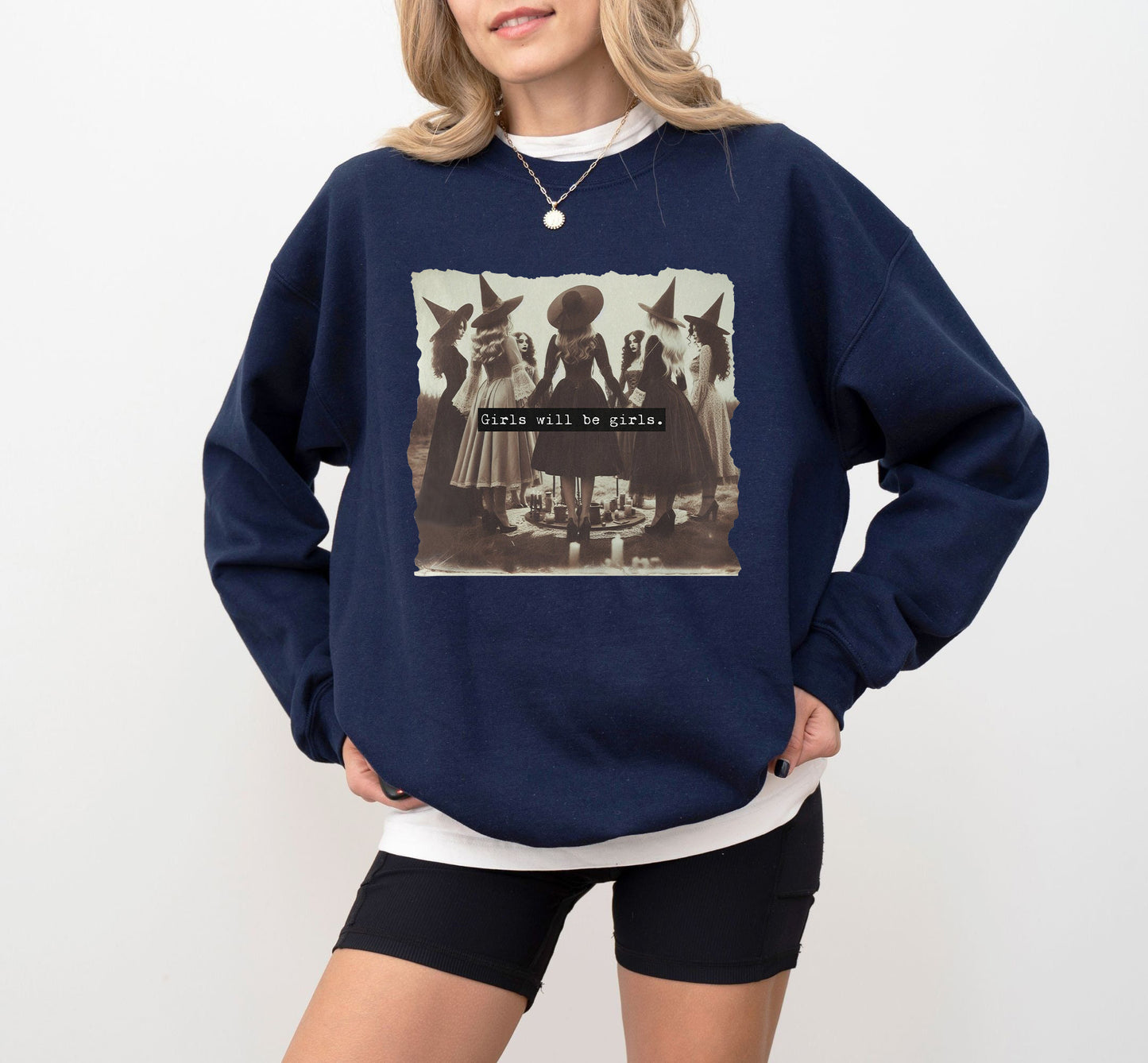 Girls Will Be Girls Witch Faeries Crewneck