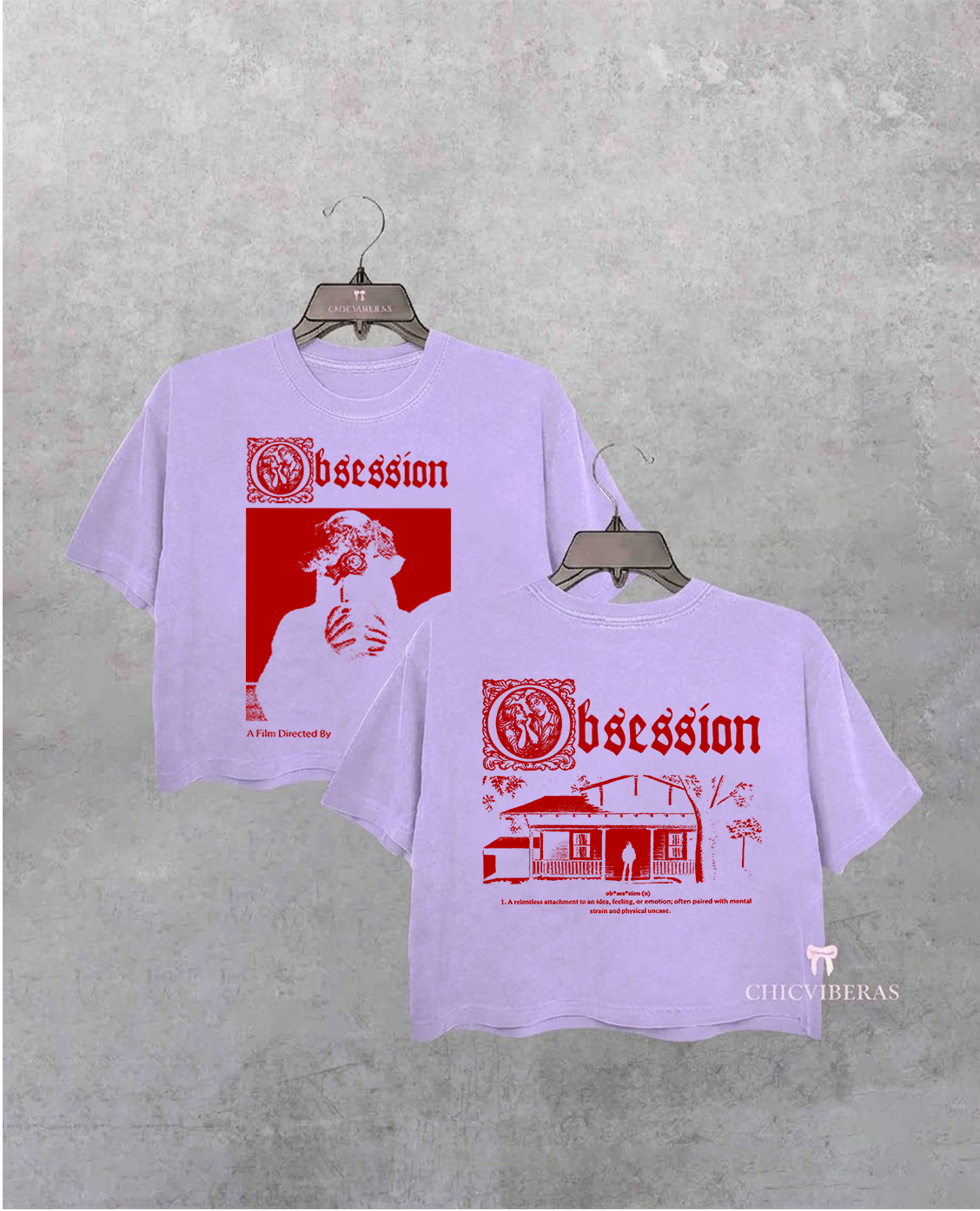 Obsession Movie 2026  Curry Barker Gothic Horror Crop Shirt