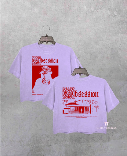 Obsession Movie 2026  Curry Barker Gothic Horror Crop Shirt