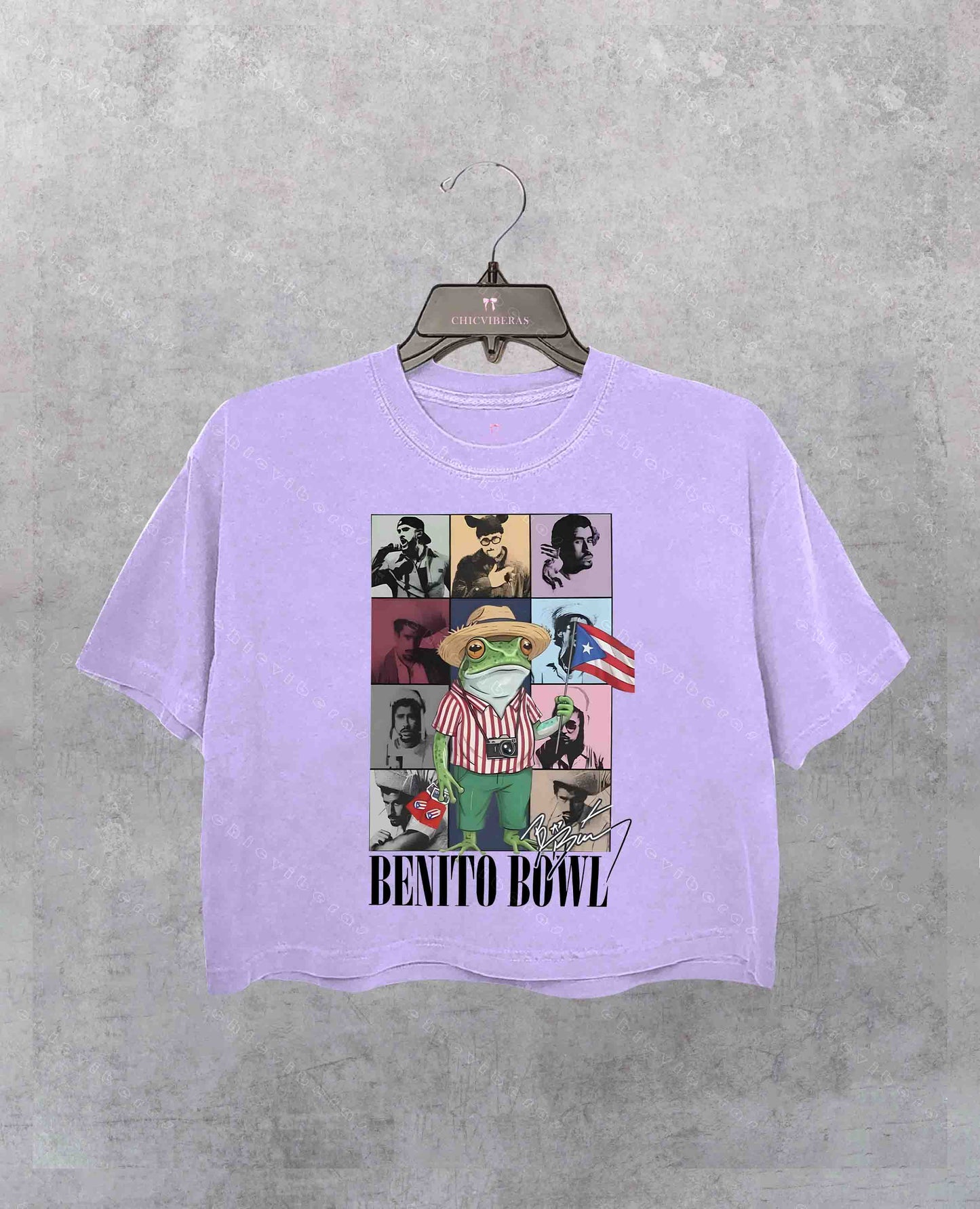 Benito Bowl Puerto Rico Football Crop Shirt