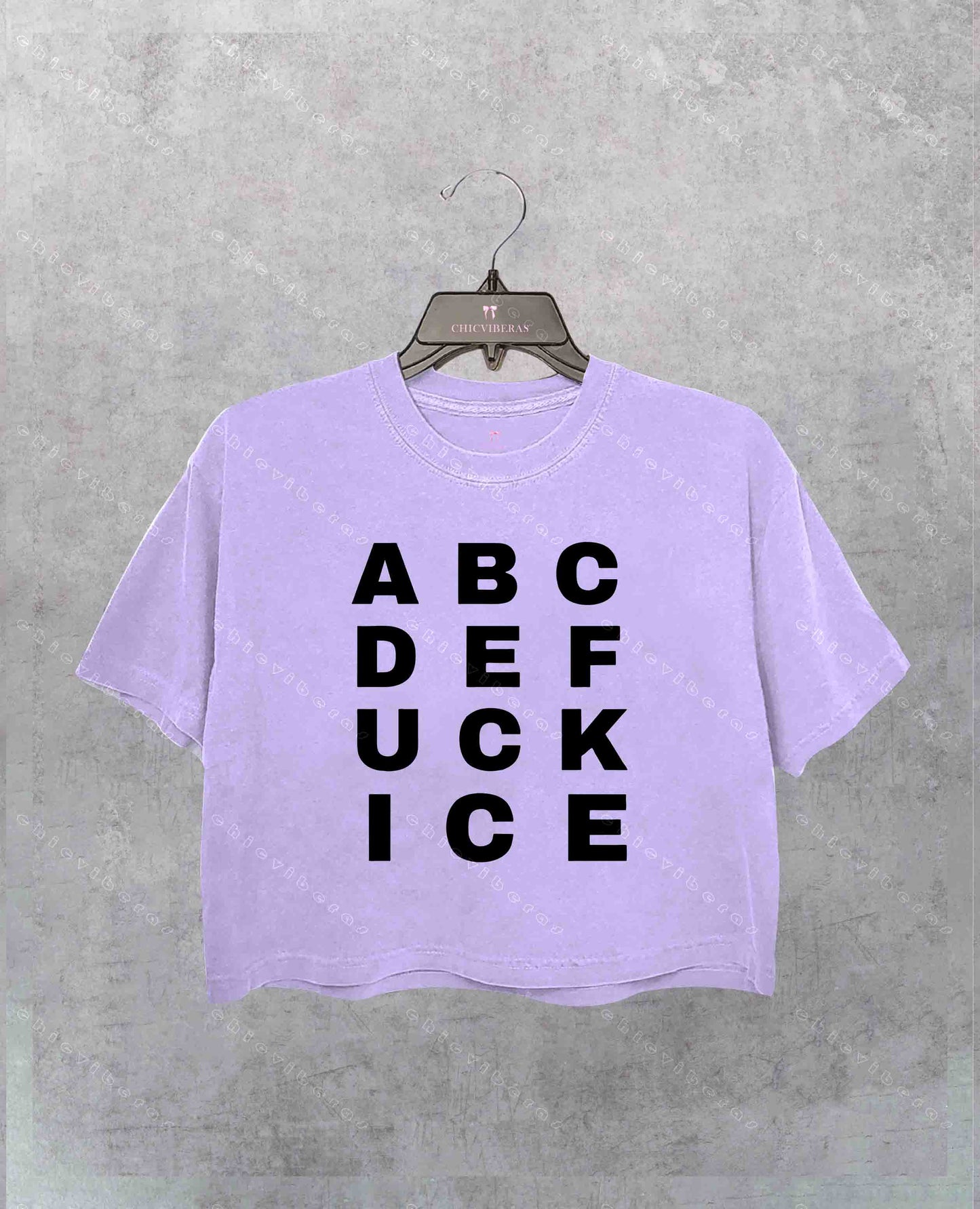 Subtle F*ck ICE Crop Shirt