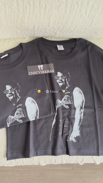 20th Anniversary Of Jonas Crop Shirt