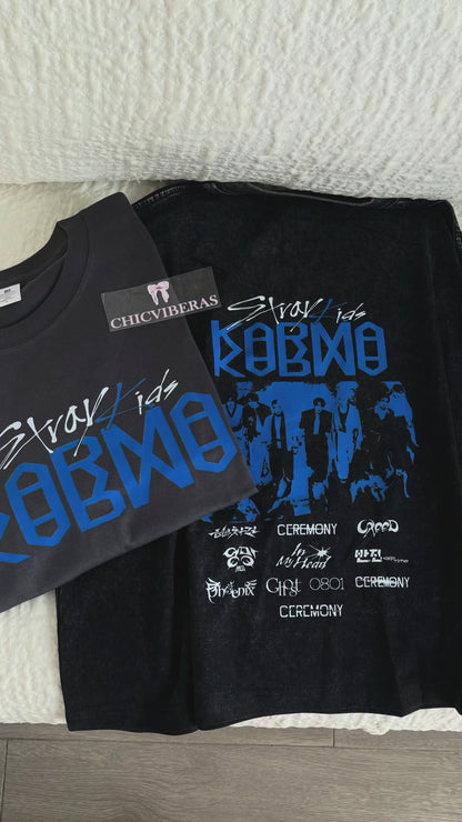 Stray Kids Karma 2 Sides Crop Shirt