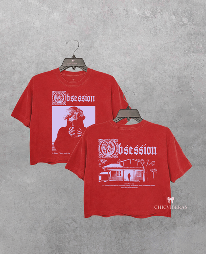 Obsession Movie 2026  Curry Barker Gothic Horror Crop Shirt