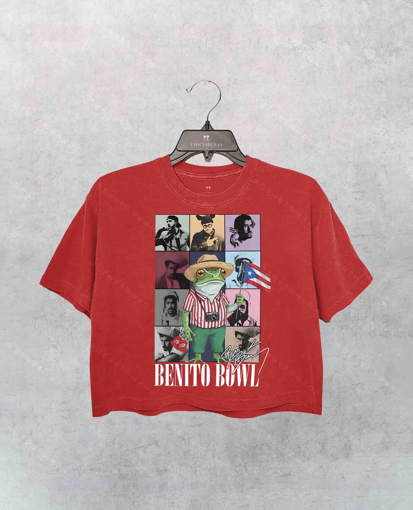 Benito Bowl Puerto Rico Football Crop Shirt
