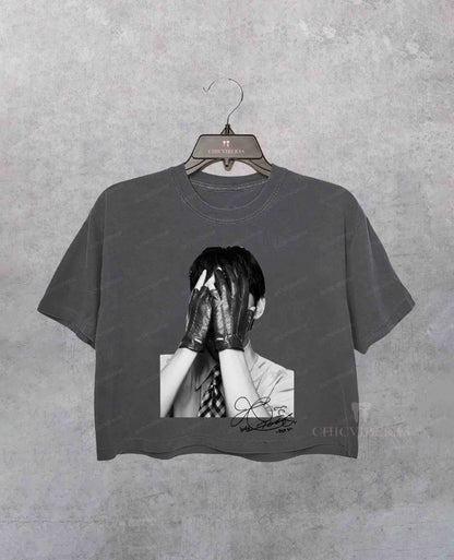 Jungkook Music Kpop Crop Shirt