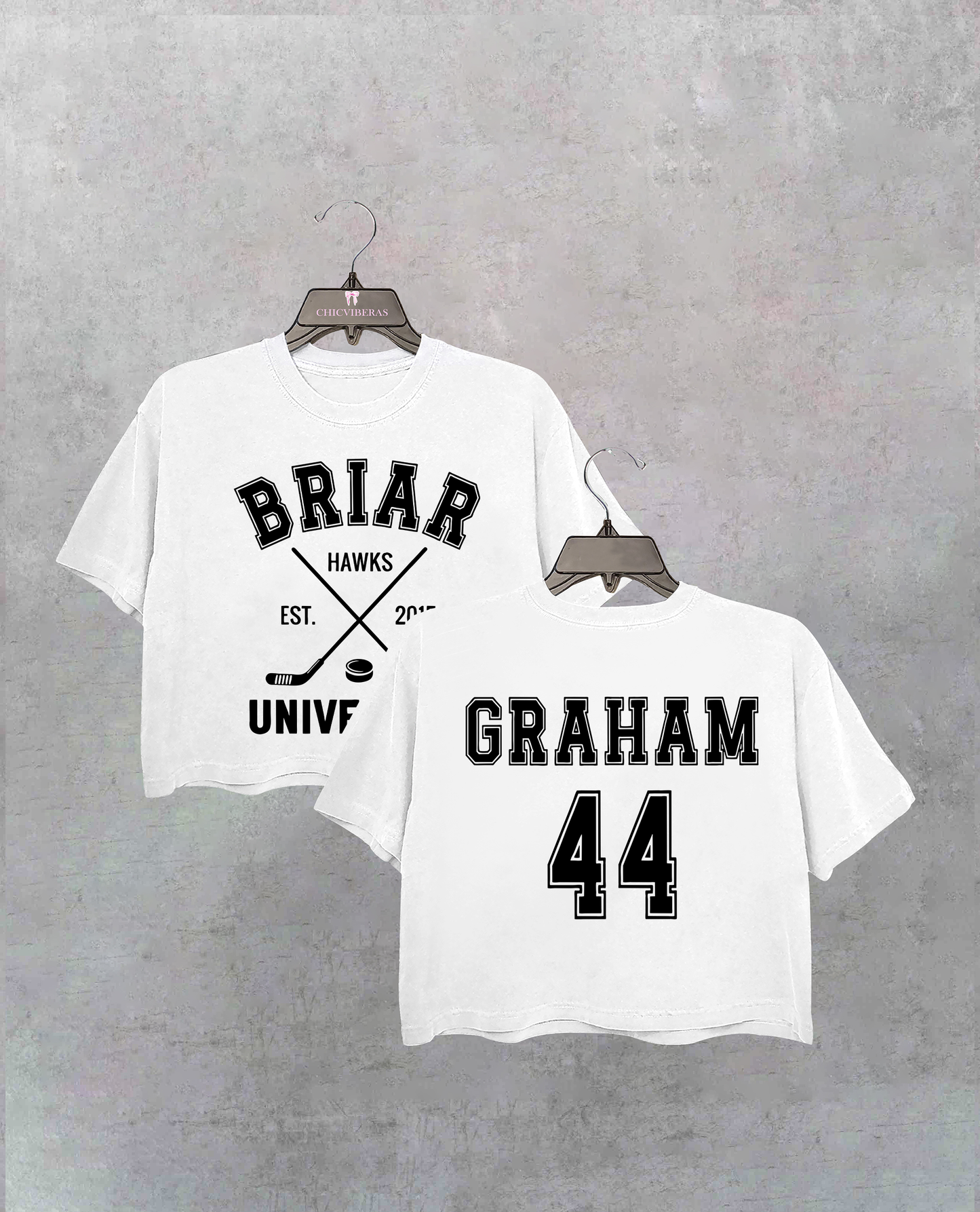 Briar Hockey Off-Campus Hockey Romance Crop Shirt