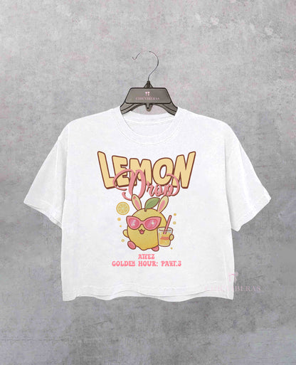 Retro Ateez Lemon Drop Crop Shirt