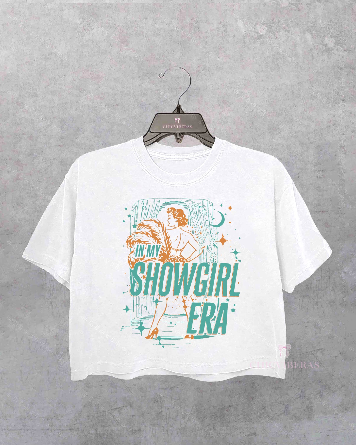 Retro In My Showgirl Era Crop Shirt