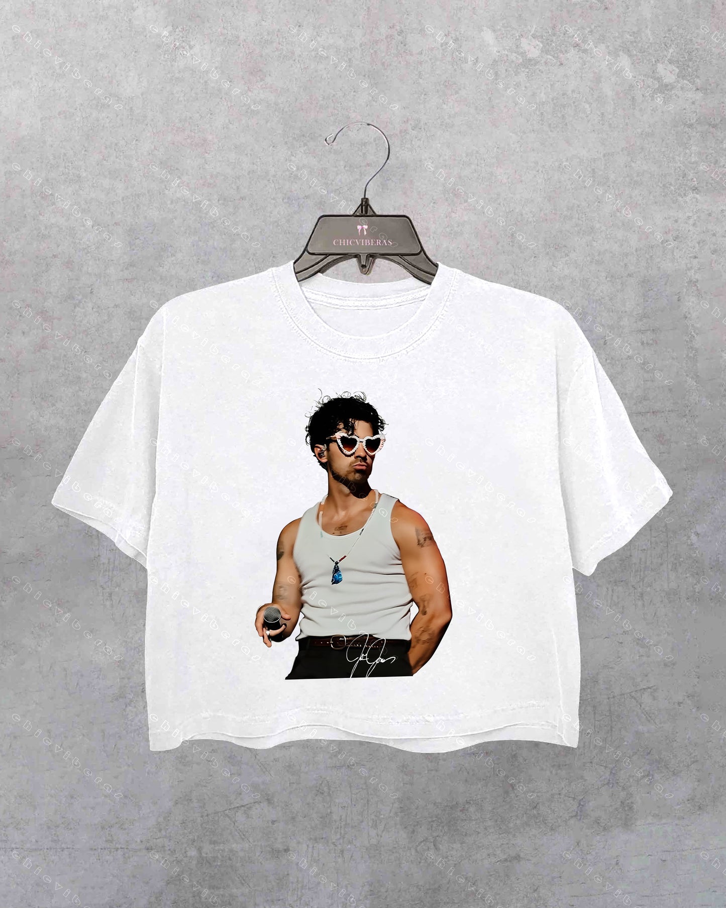 20th Anniversary Of Jonas Crop Shirt