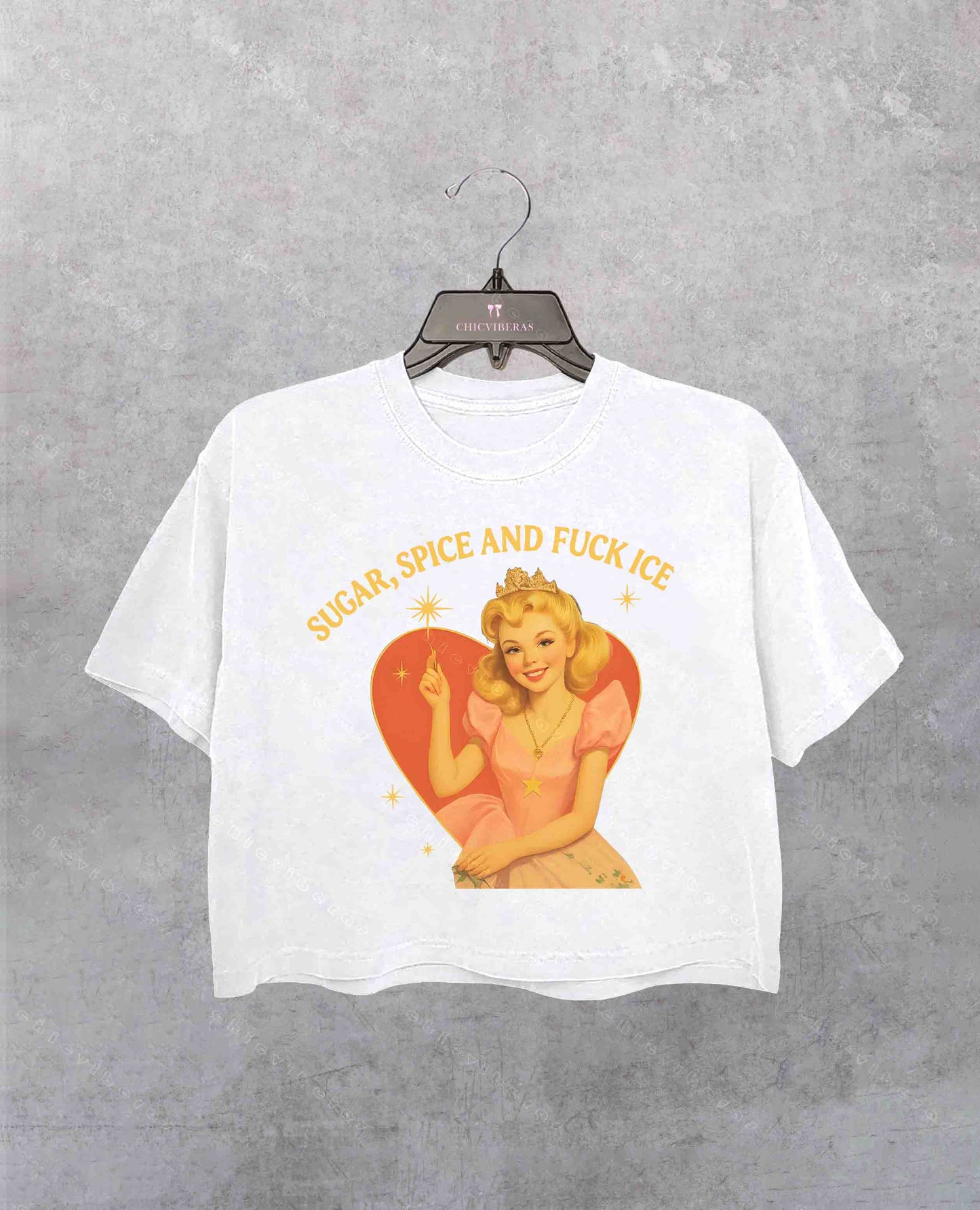 Sugar Spice and F*ck ICE Crop Shirt