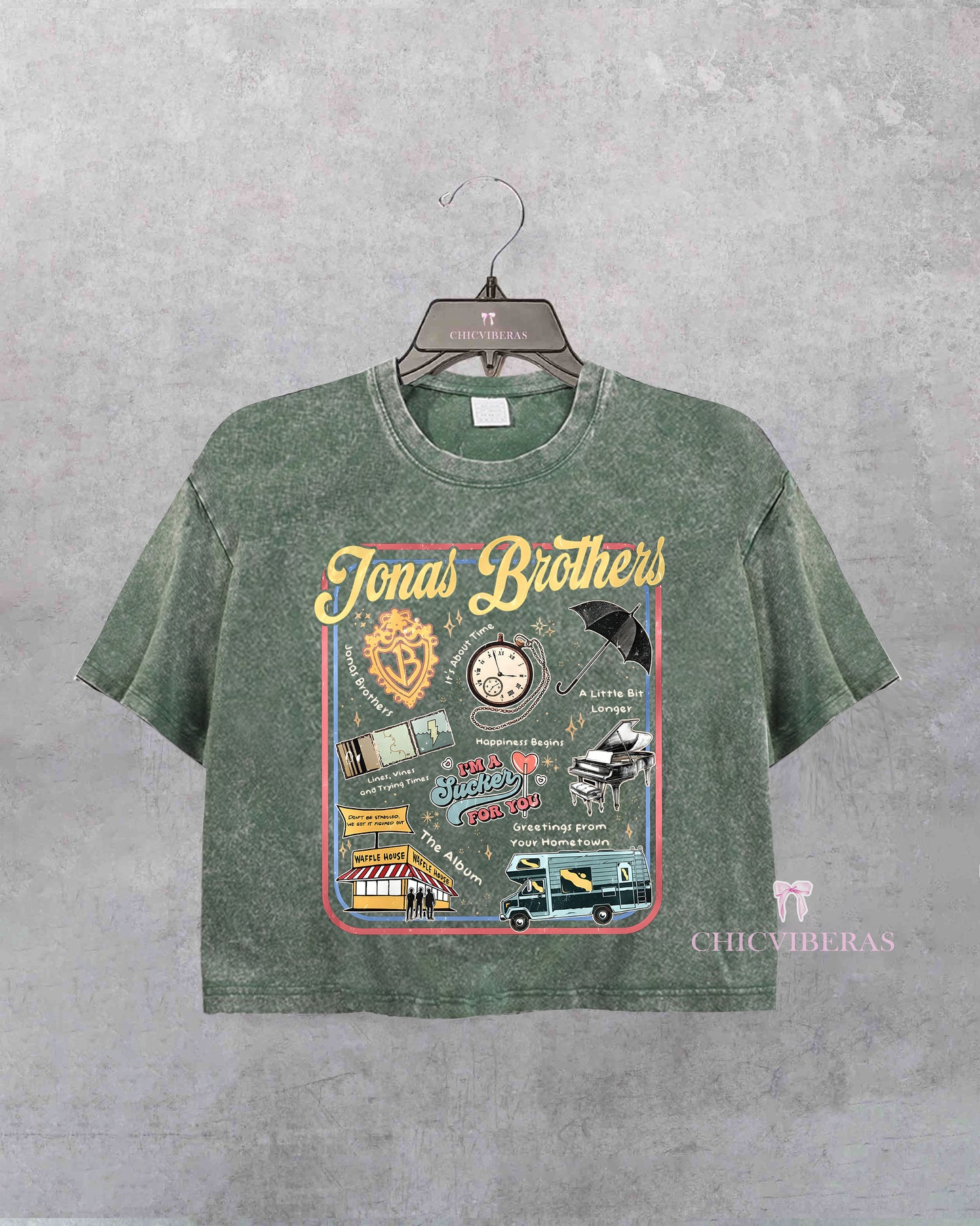 Jonas Brothers Greetings From Your Hometown Crop Shirt