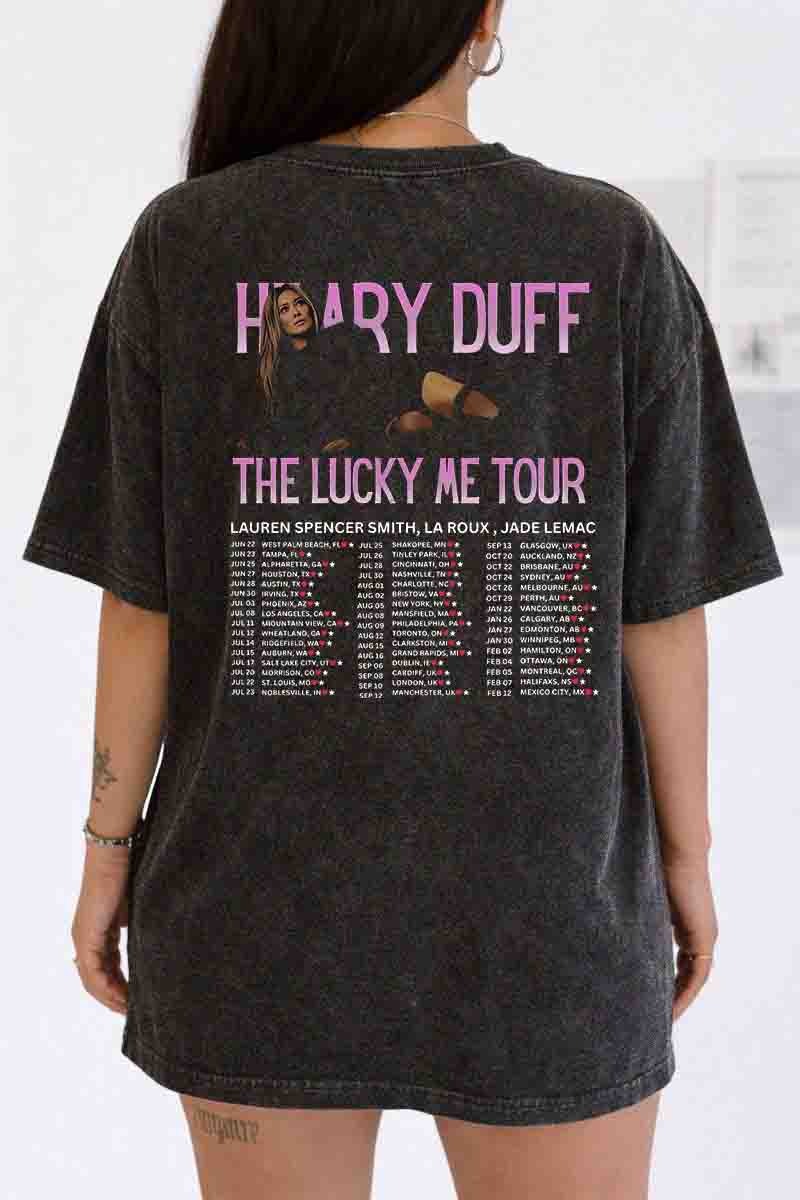 Hilary Duff The Lucky Me Tour 2026 Tee