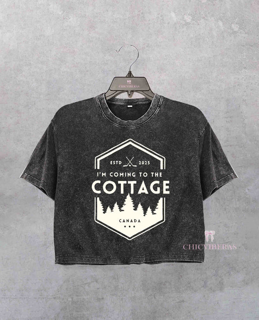 Heated Rivalry I'm Coming to the Cottage Crop Shirt
