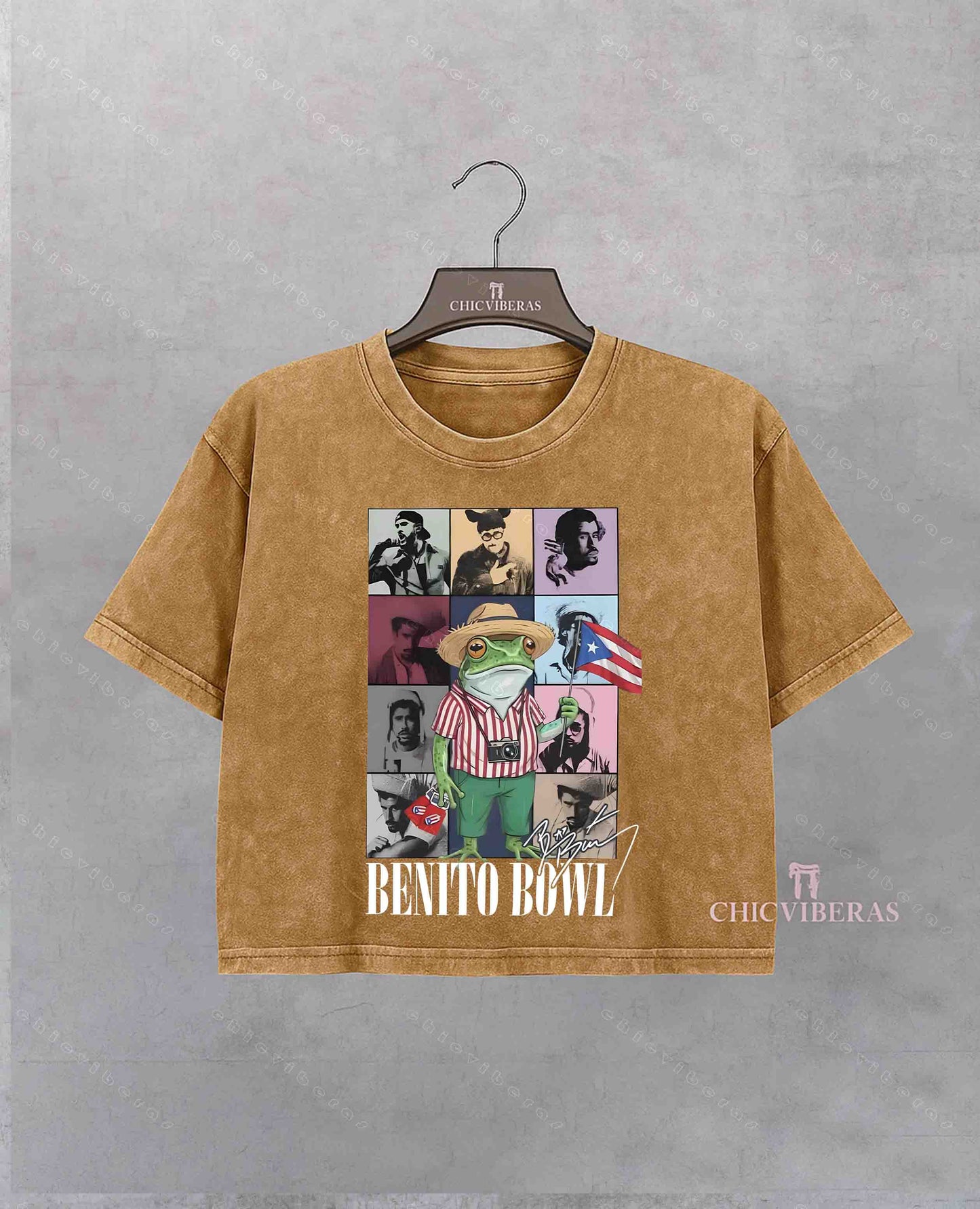 Benito Bowl Puerto Rico Football Crop Shirt