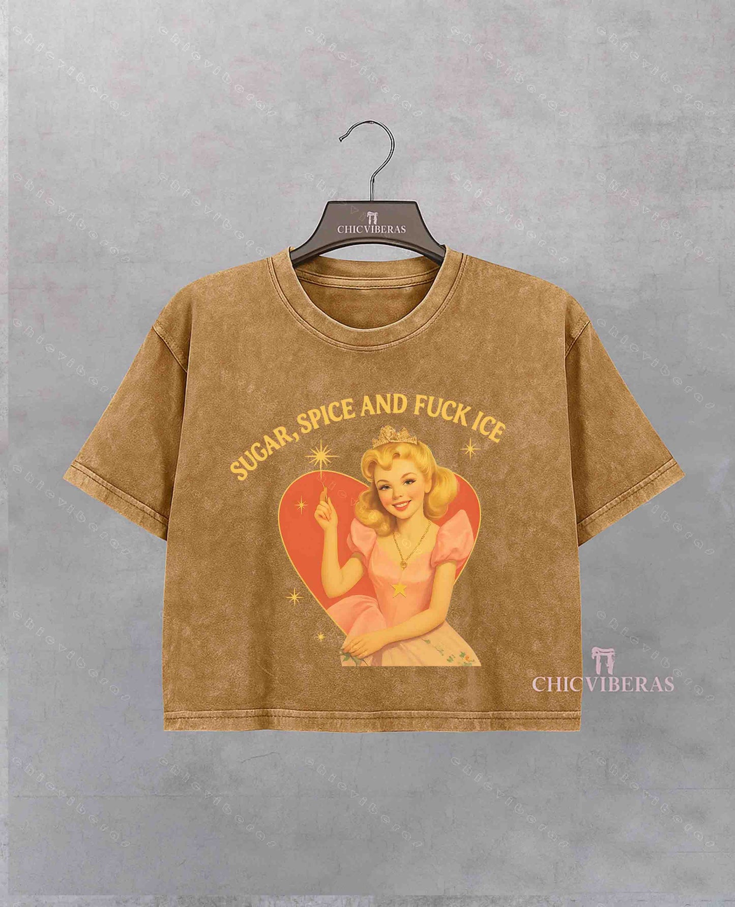 Sugar Spice and F*ck ICE Crop Shirt