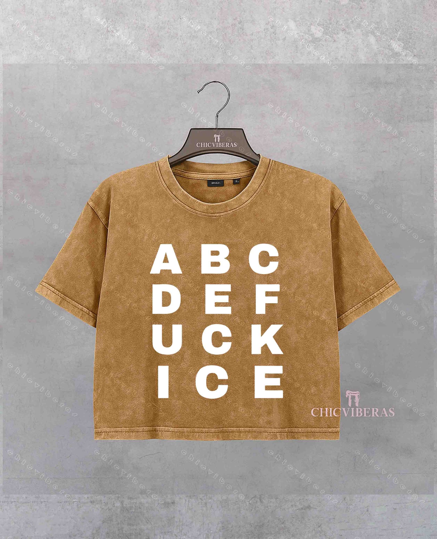 Subtle F*ck ICE Crop Shirt